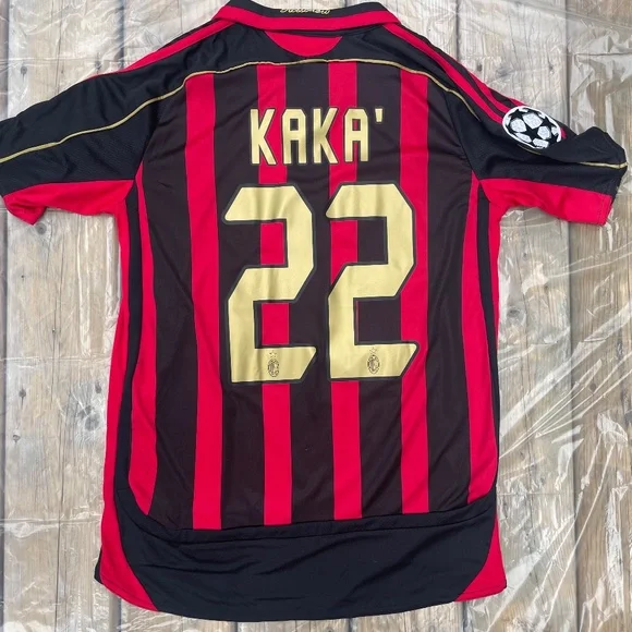 Kaka #22 2006 - 07 Ac Milan Home Short sleeve Retro Jersey - Picture 2 of 7